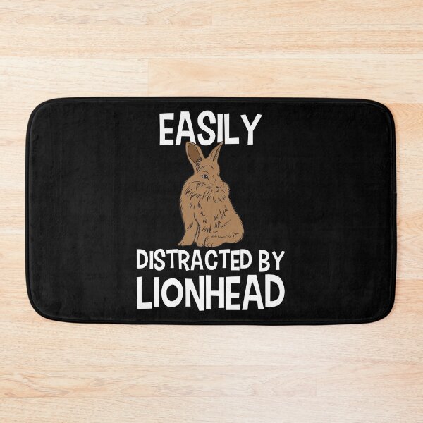 Item preview, Easily Distracted By Lionhead Funny Rabbit Easter Bunny designed and sold by haselshirt.