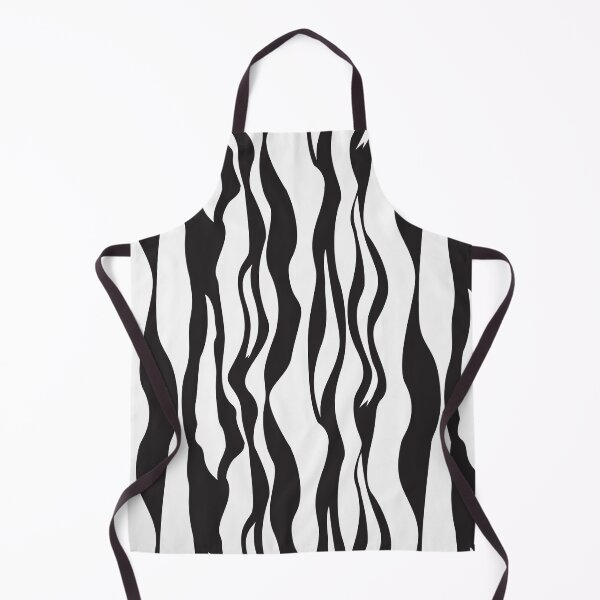 Item preview, Black and white wavy stripes pattern designed and sold by GoDesign1.