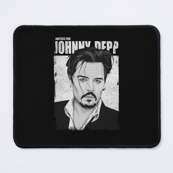 Item preview, Justice for Johnny Depp BW!!! designed and sold by ActiveNerd.