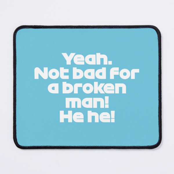 Item preview, OCO. Not Bad For a Broken Man! - Best Team Radio Miami GP 2022 Season (White/Light Blue BG) designed and sold by FilipeFerreira.