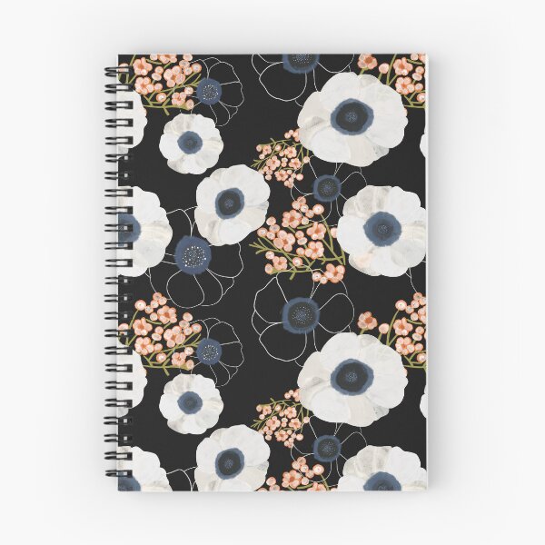 Item preview, White Poppies in black designed and sold by SisterlyLove.