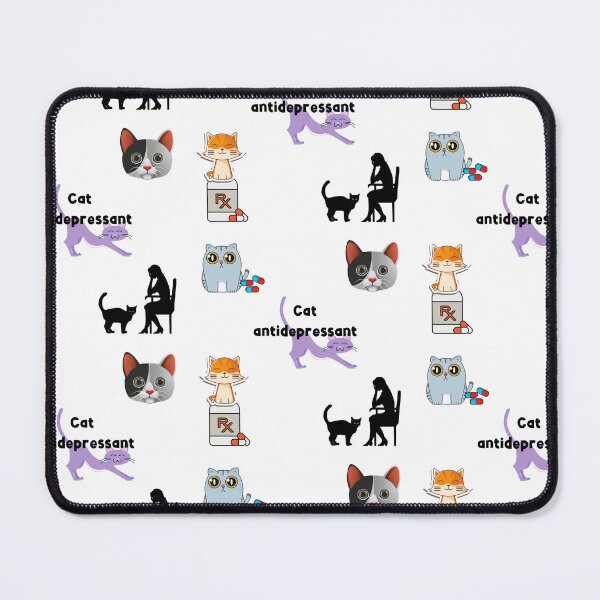 Item preview, Cat Antidepressant Sticker Pack designed and sold by SportyDogShop.