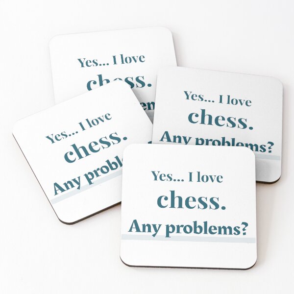 Item preview, I love Chess designed and sold by cooldesignsalot.