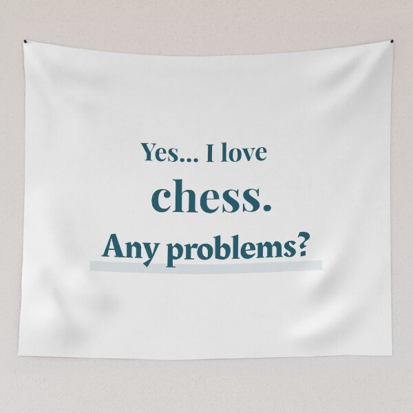 Item preview, I love Chess designed and sold by cooldesignsalot.
