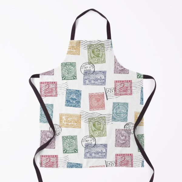 Item preview, Vintage stamps pattern designed and sold by GoDesign1.