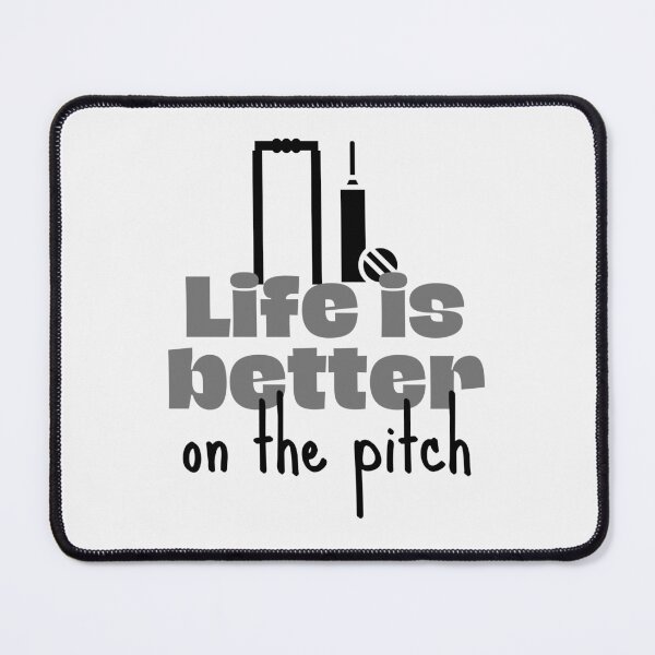 Item preview, Cricket: Life is better on the pitch designed and sold by TheGreenGoat.