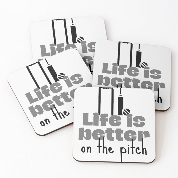 Item preview, Cricket: Life is better on the pitch designed and sold by TheGreenGoat.