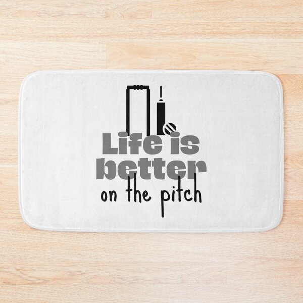 Item preview, Cricket: Life is better on the pitch designed and sold by TheGreenGoat.