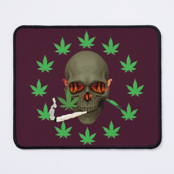 Item preview, Weed Marijuana Skull Smoking. designed and sold by BestDesignbySof.