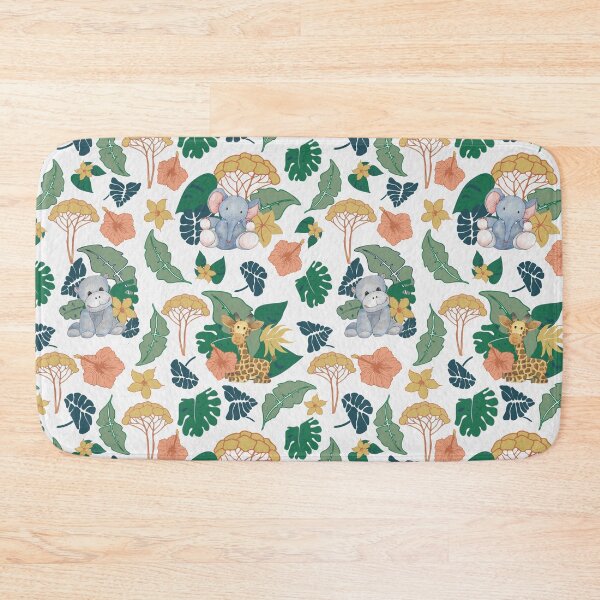 Item preview, Tropical Leaves and Animals pattern designed and sold by CheekyColours.