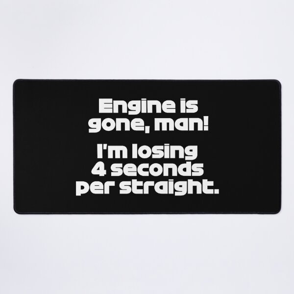 Item preview, PER. Engine Is Gone Man! - Best Team Radio Miami GP 2022 Season (White/Black BG) designed and sold by FilipeFerreira.