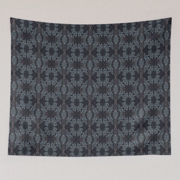Item preview, Pattern - Linear dark Interlaced octagons and stars designed and sold by Eejee-SK.