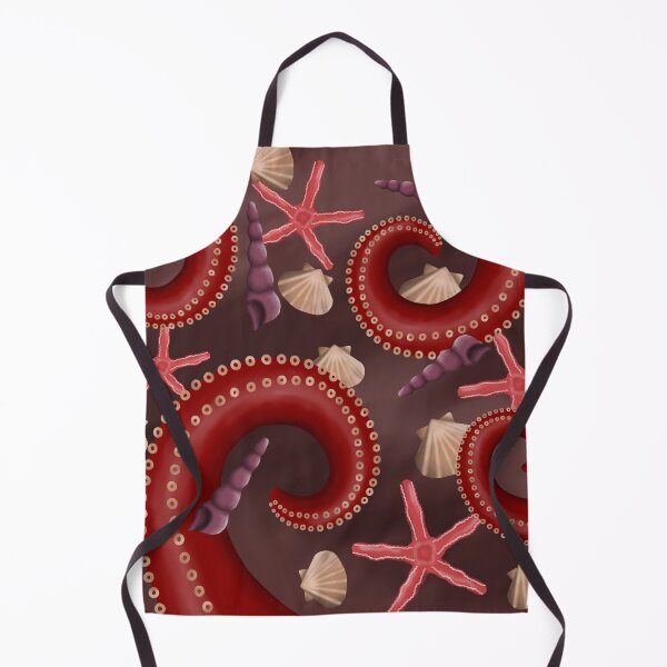 Item preview, Seabed pattern in red designed and sold by octo-PS.
