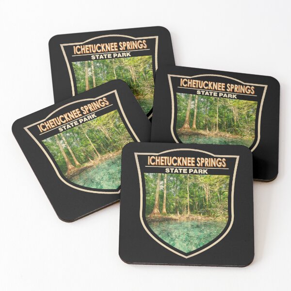 Item preview, Ichetucknee Springs State Park Florida Watercolor Badge designed and sold by KrisSidDesigns.