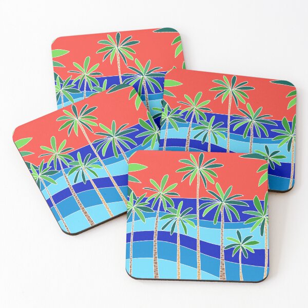 Item preview, Palmisland, palmtrees, beach and coconuts designed and sold by Mirjam Griffioen.