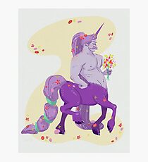 Spring Florals in Purple Photographic Print