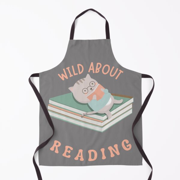 Item preview, Copy of Wild About Reading, Cute Pastel Cat designed and sold by Constant Readers.
