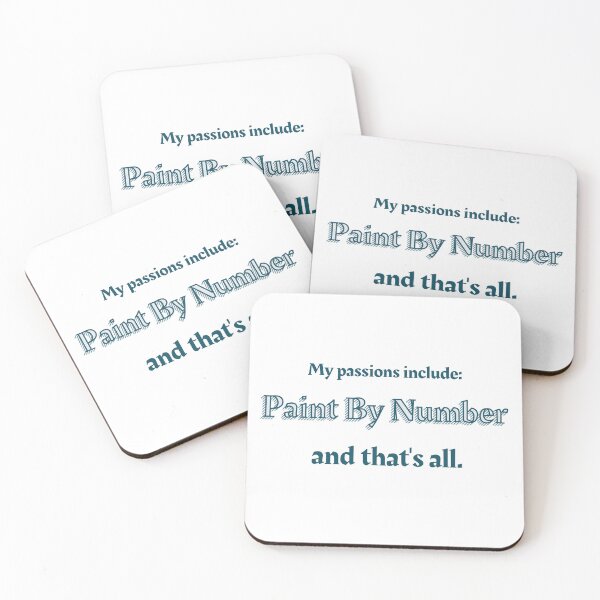 Item preview, Paint By Number is my passion designed and sold by cooldesignsalot.