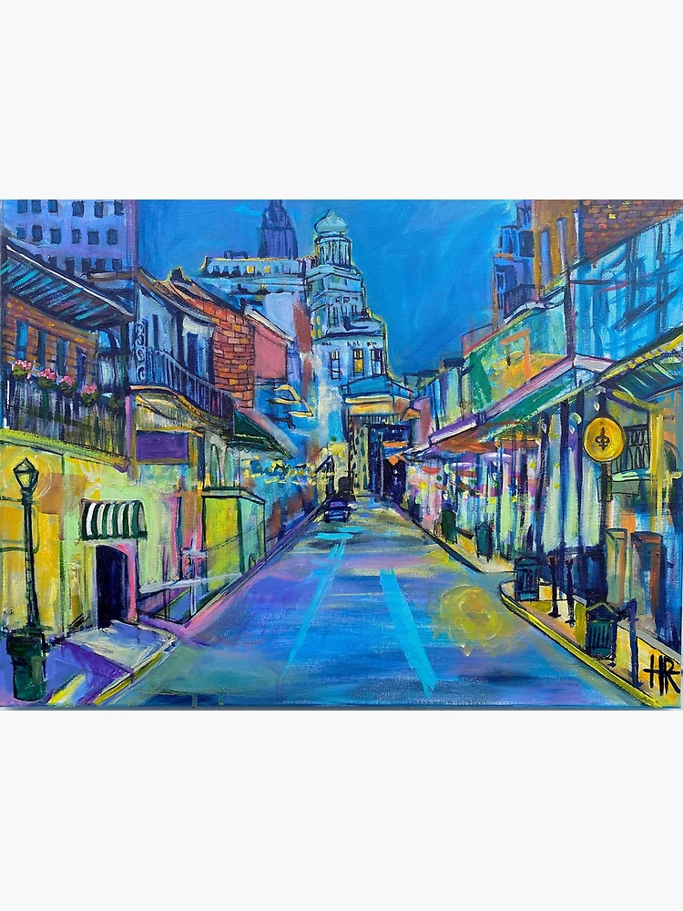 Bourbon Street, New Orleans - French quarter streetscape