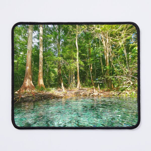 Item preview, Ichetucknee Springs State Park Florida Watercolor Vintage designed and sold by KrisSidDesigns.