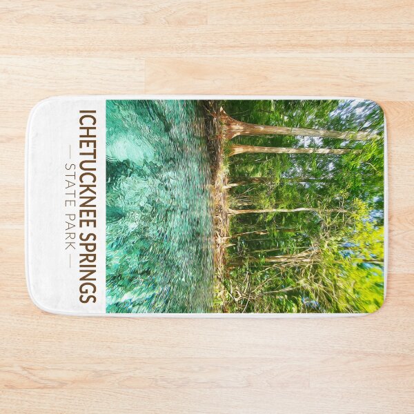 Item preview, Ichetucknee Springs State Park Florida Watercolor Vintage designed and sold by KrisSidDesigns.