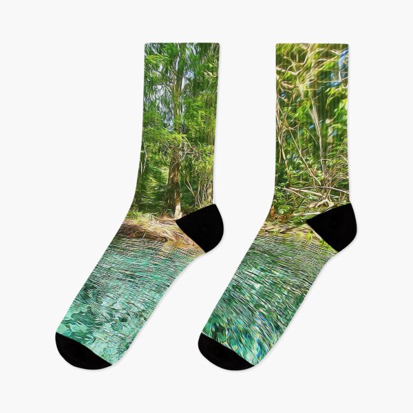 Item preview, Ichetucknee Springs State Park Florida Watercolor Vintage designed and sold by KrisSidDesigns.