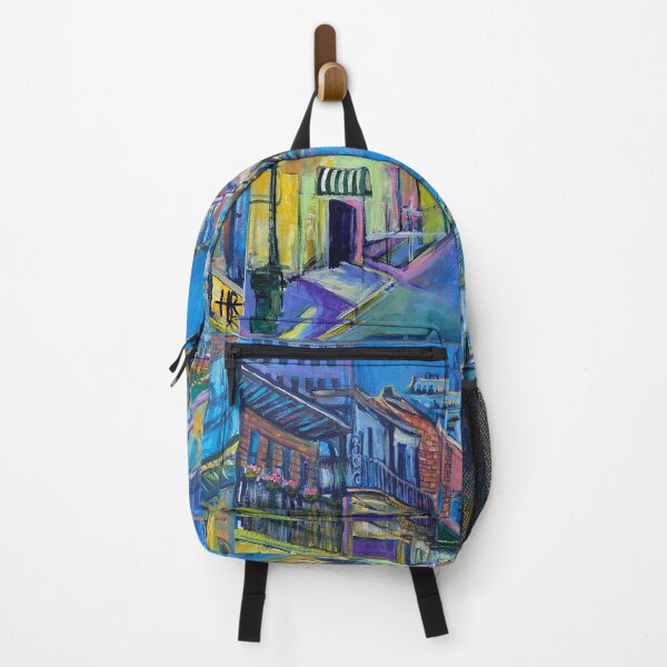 Item preview, Bourbon Street, New Orleans - French quarter streetscape designed and sold by hayleyroussel.