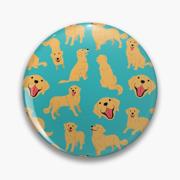Item preview, Golden Retriever - Light Sea Green designed and sold by frankyou.