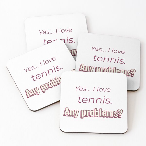 Item preview, I love Tennis designed and sold by cooldesignsalot.