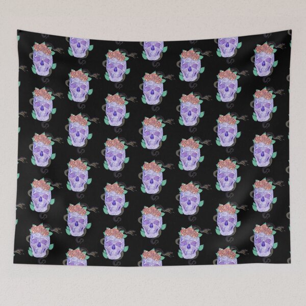 Item preview, skull snake and roses designed and sold by Cyberomiz.