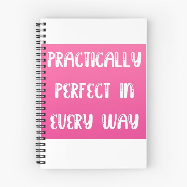 Item preview, Practically Perfect Mary Poppins Quote in Pink designed and sold by pb598.