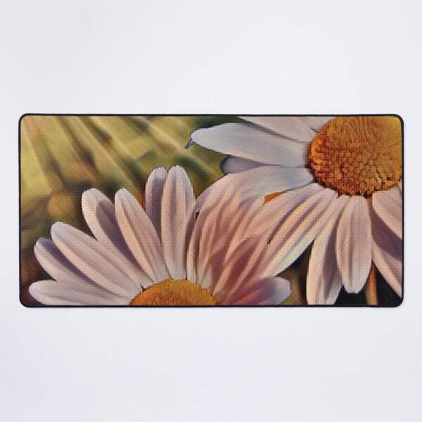 Item preview, Painted Daisies Yellow Abstract designed and sold by HappyLifeCreate.