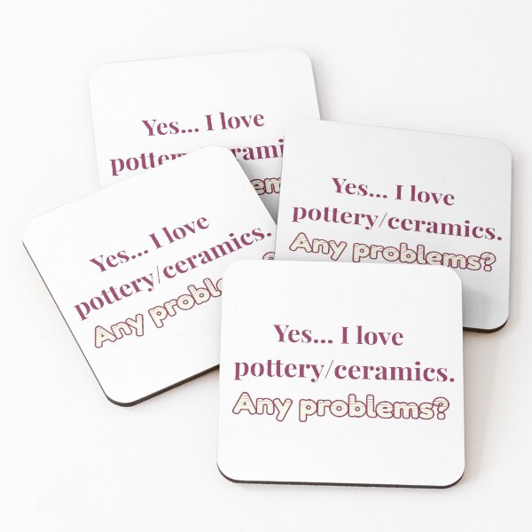 Item preview, I love Pottery/Ceramics designed and sold by cooldesignsalot.