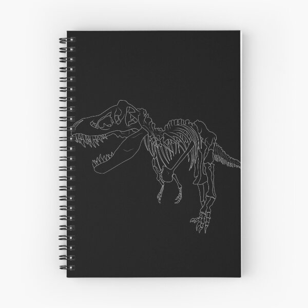Item preview, T-Rex skeleton white on black designed and sold by LauraO31.