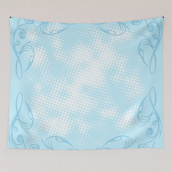 Item preview, Blue Floral Swirl designed and sold by livianasgifts.