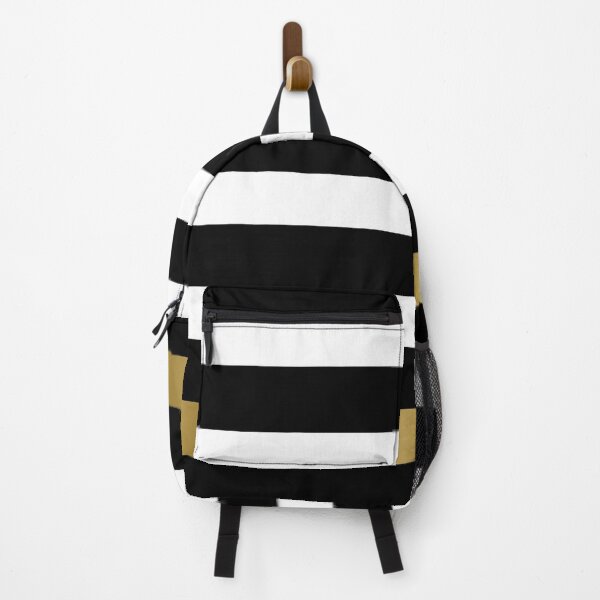 Item preview, Black White And Gold Stripes  designed and sold by GoDesign1.