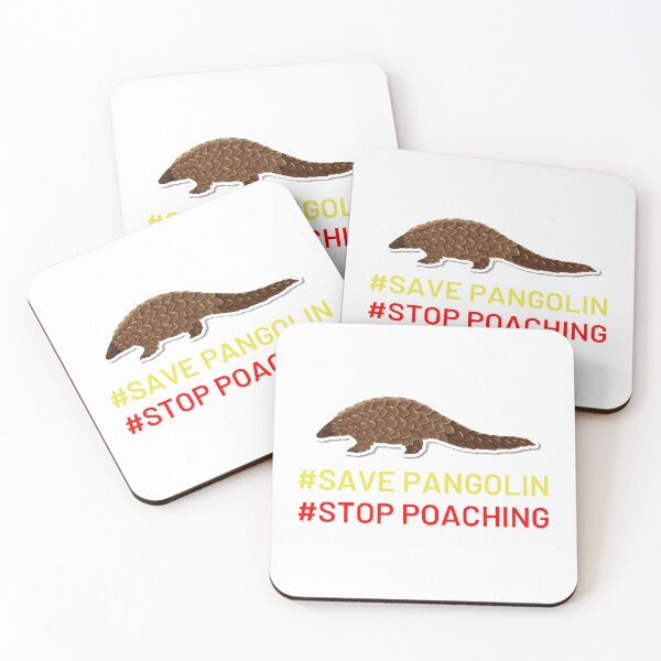 Item preview, Save Pangolins Stop Poaching designed and sold by PurpleTank.