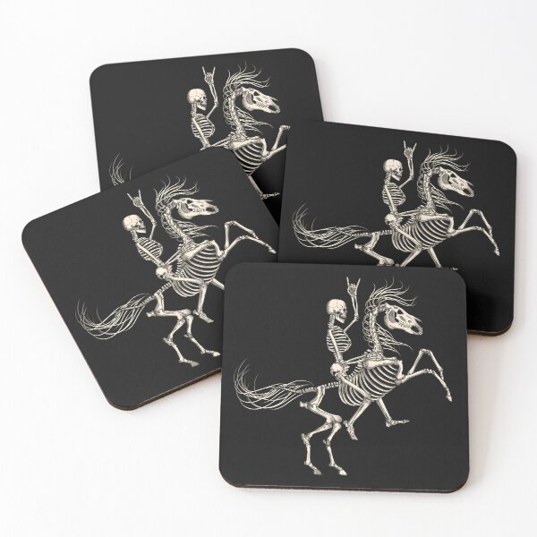 Item preview, Devil horn Skeleton horse  designed and sold by Myth-Prints-Ink.