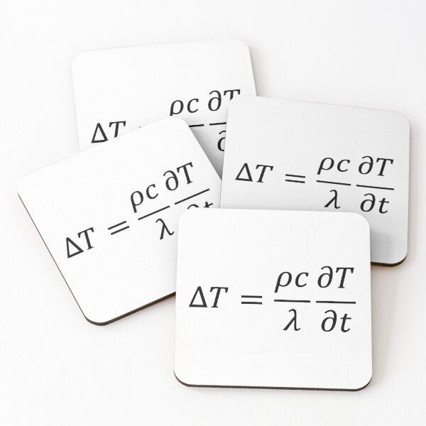 Item preview, heat equation designed and sold by NoetherSym.