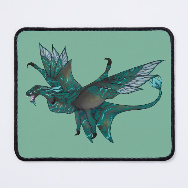 Item preview, Pandora Banshee Black and Teal designed and sold by ConvenientCat.