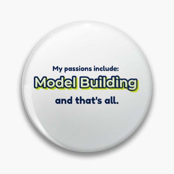 Item preview, Model Building is my passion designed and sold by cooldesignsalot.
