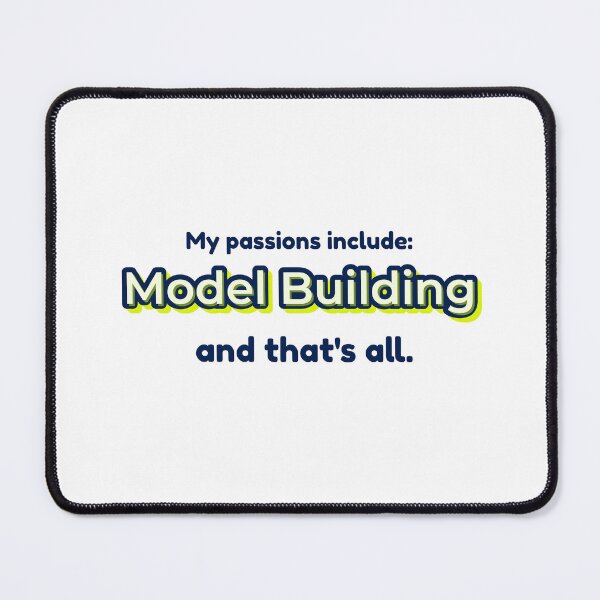 Item preview, Model Building is my passion designed and sold by cooldesignsalot.