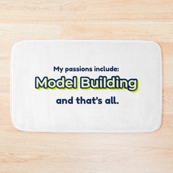 Item preview, Model Building is my passion designed and sold by cooldesignsalot.