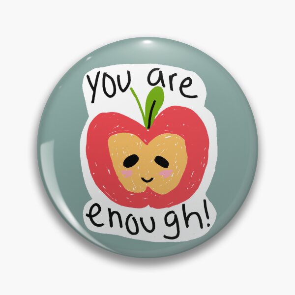 Item preview, you are enough apple illustration  designed and sold by Allison Scianna.