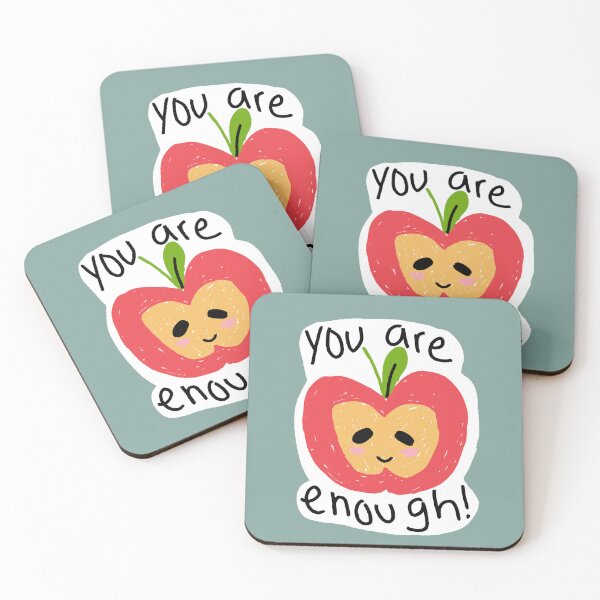 Item preview, you are enough apple illustration  designed and sold by Allison Scianna.