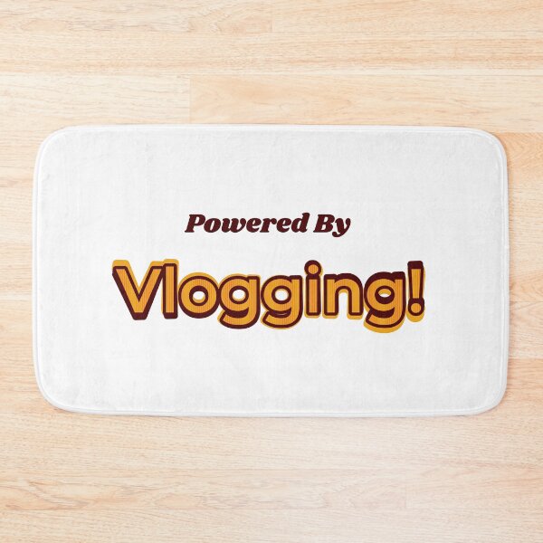 Item preview, Powered By Vlogging designed and sold by cooldesignsalot.