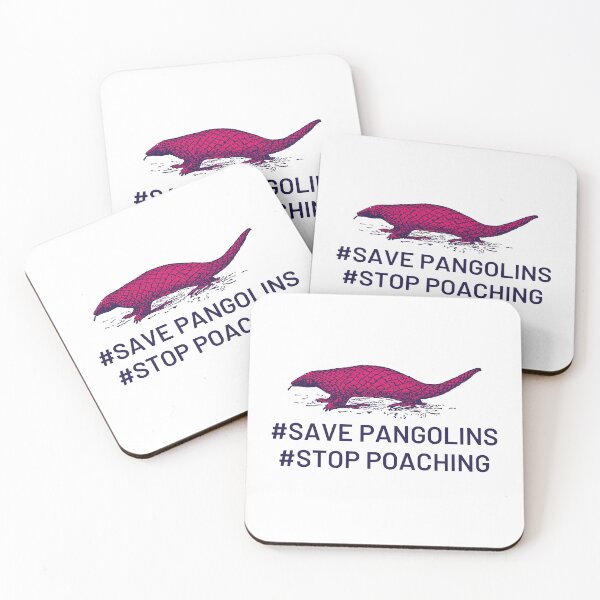 Item preview, Save Pangolins Stop Poaching designed and sold by PurpleTank.