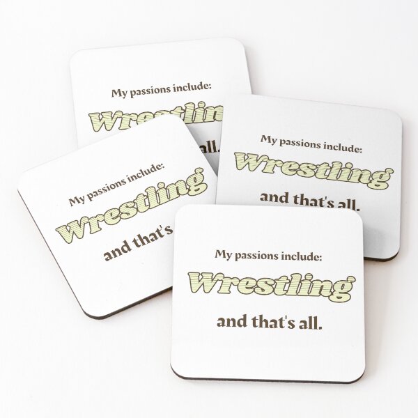 Item preview, Wrestling is my passion designed and sold by cooldesignsalot.