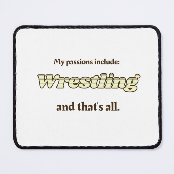 Item preview, Wrestling is my passion designed and sold by cooldesignsalot.