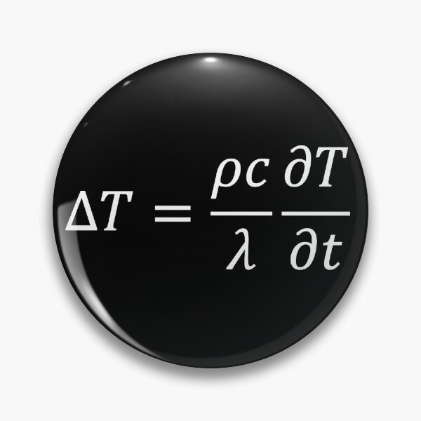 Item preview, heat equation dark version designed and sold by NoetherSym.